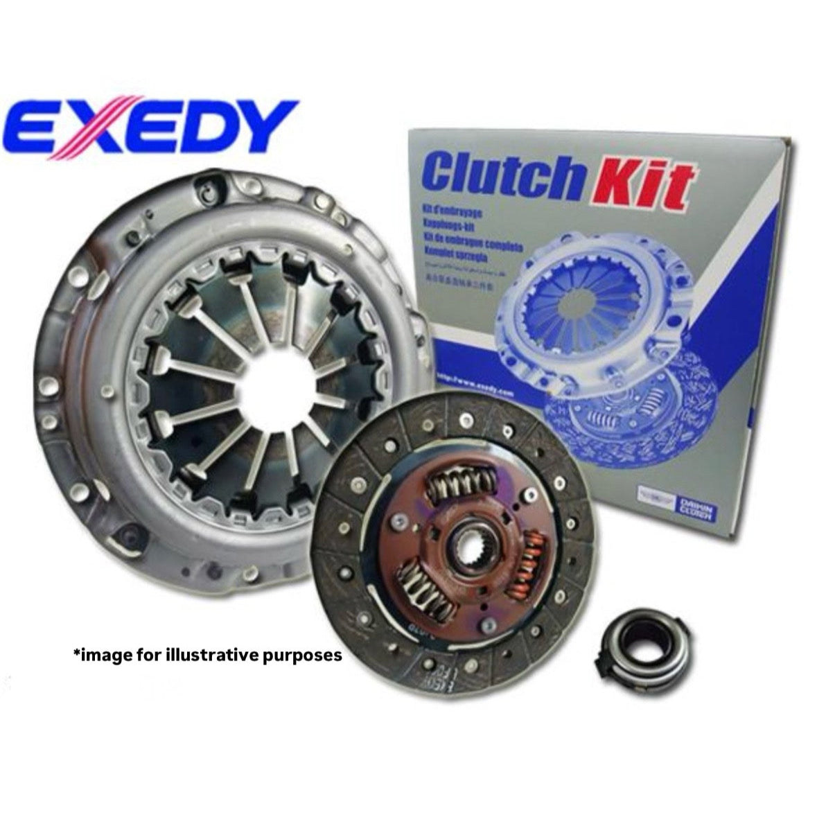 HA4 (Engine:E07A) Clutch Kit Set 3pc (EXEDY) for Honda Acty (Dec,1995~Jun,1999)
