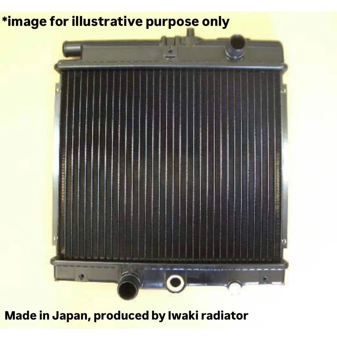 HA3 (Engine:E07A) Radiator (OEM:19010-PZ3-003) for Honda Acty AT/MT (Feb,1990~Jul,1999)
