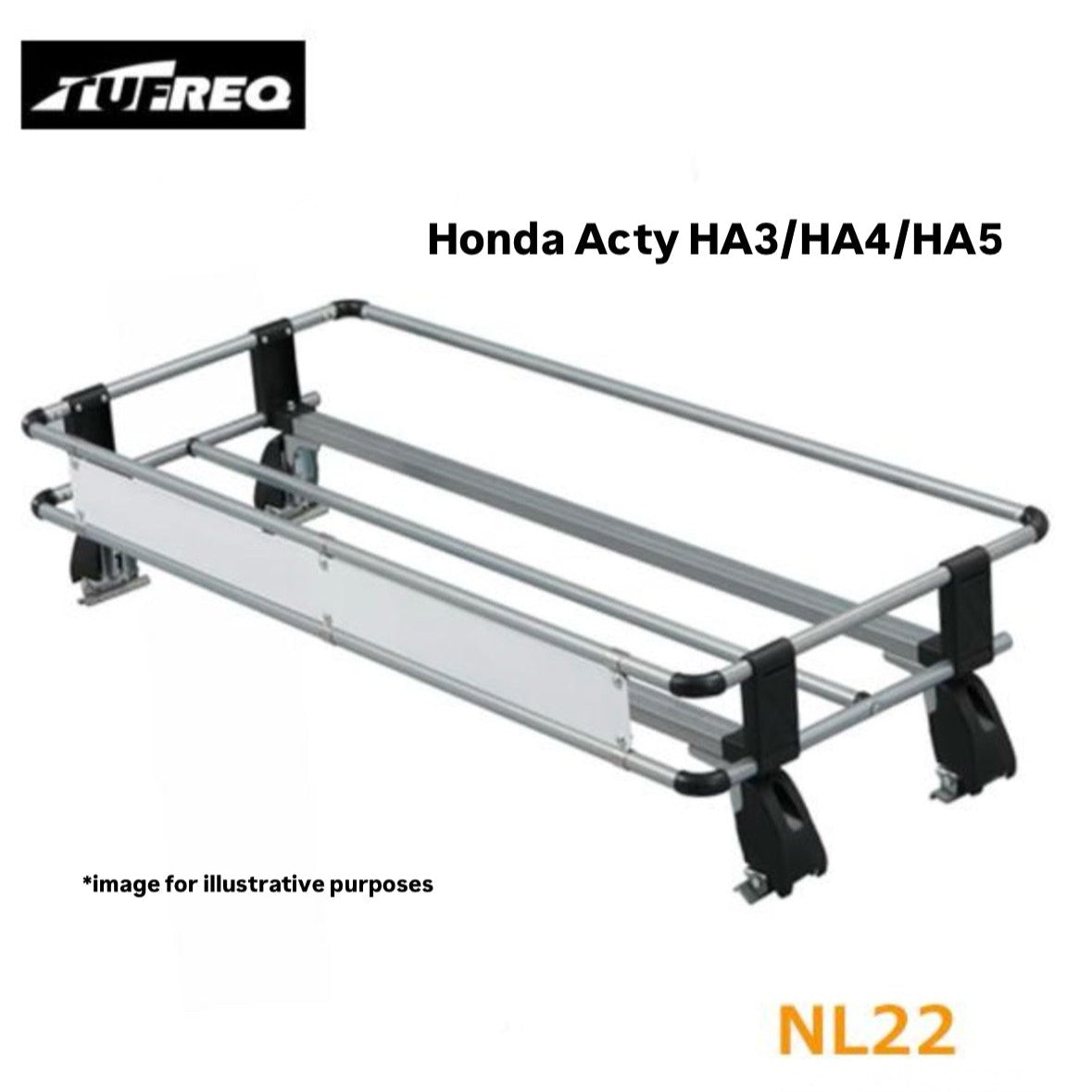 HA3/HA4/HA5 (Engine:EN07A) Roof Carrier (TUFREQ) for Honda Acty Truck