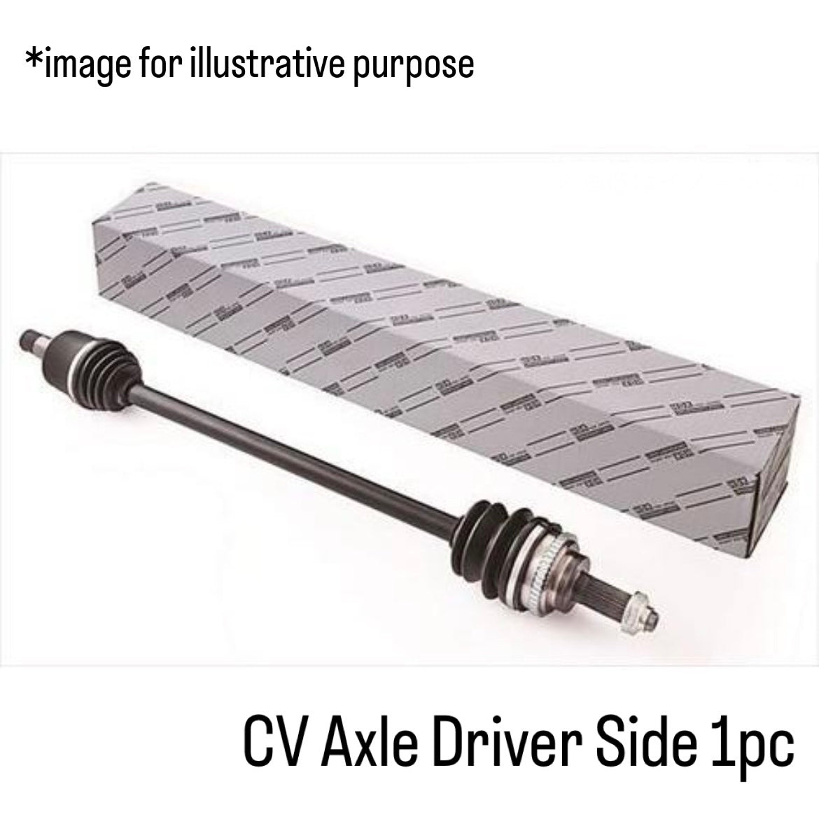 L880K (Engine:JB-DET/Turbo/4AT/5MT/Non-ABS) CV Axle Driver Side (HDK) for Daihatsu Copen (OEM:43410-97240)