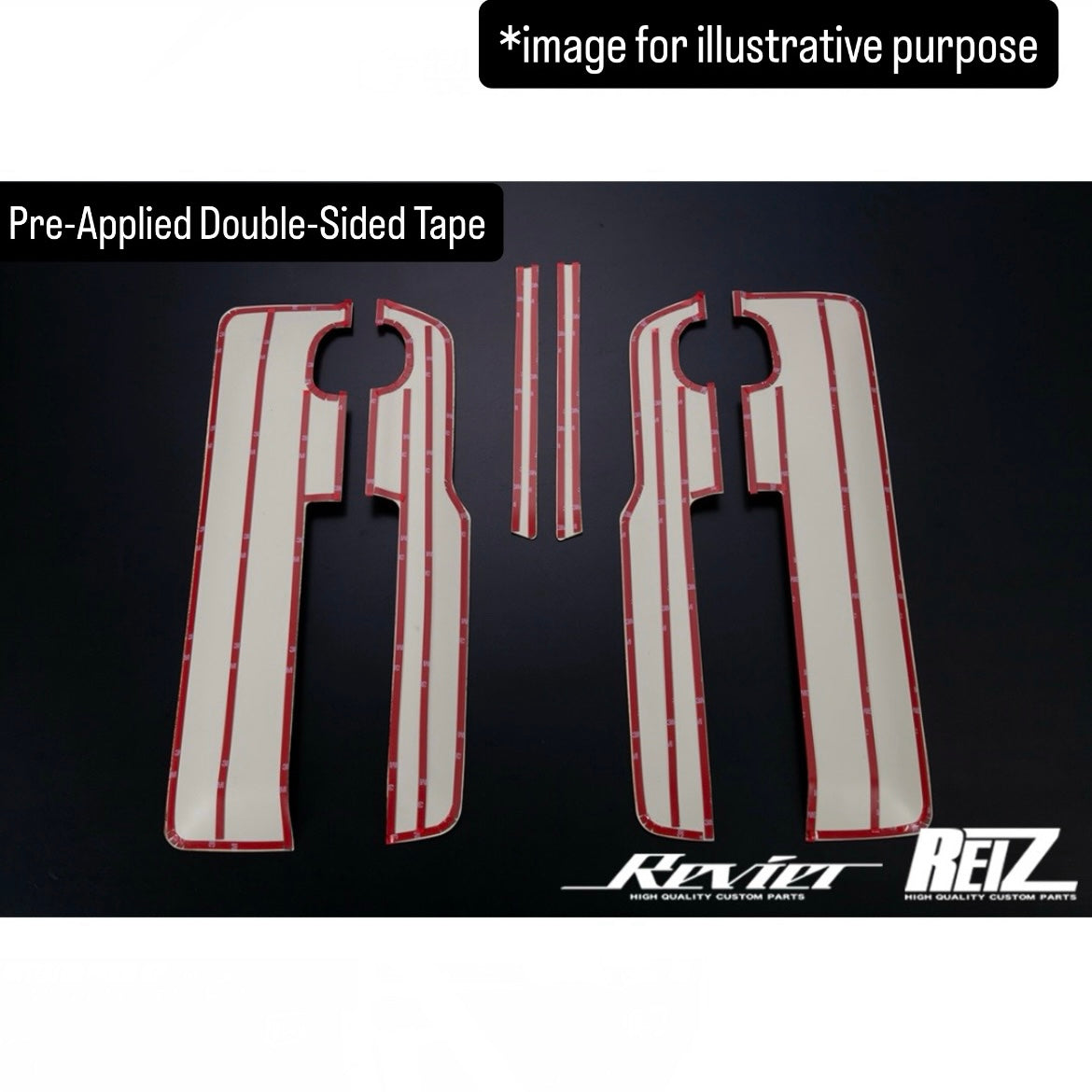 JB64W/JB74W Interior Door Trim Panel 6pc Set for Suzuki Jimny / Jimny Sierra (4Color Options)