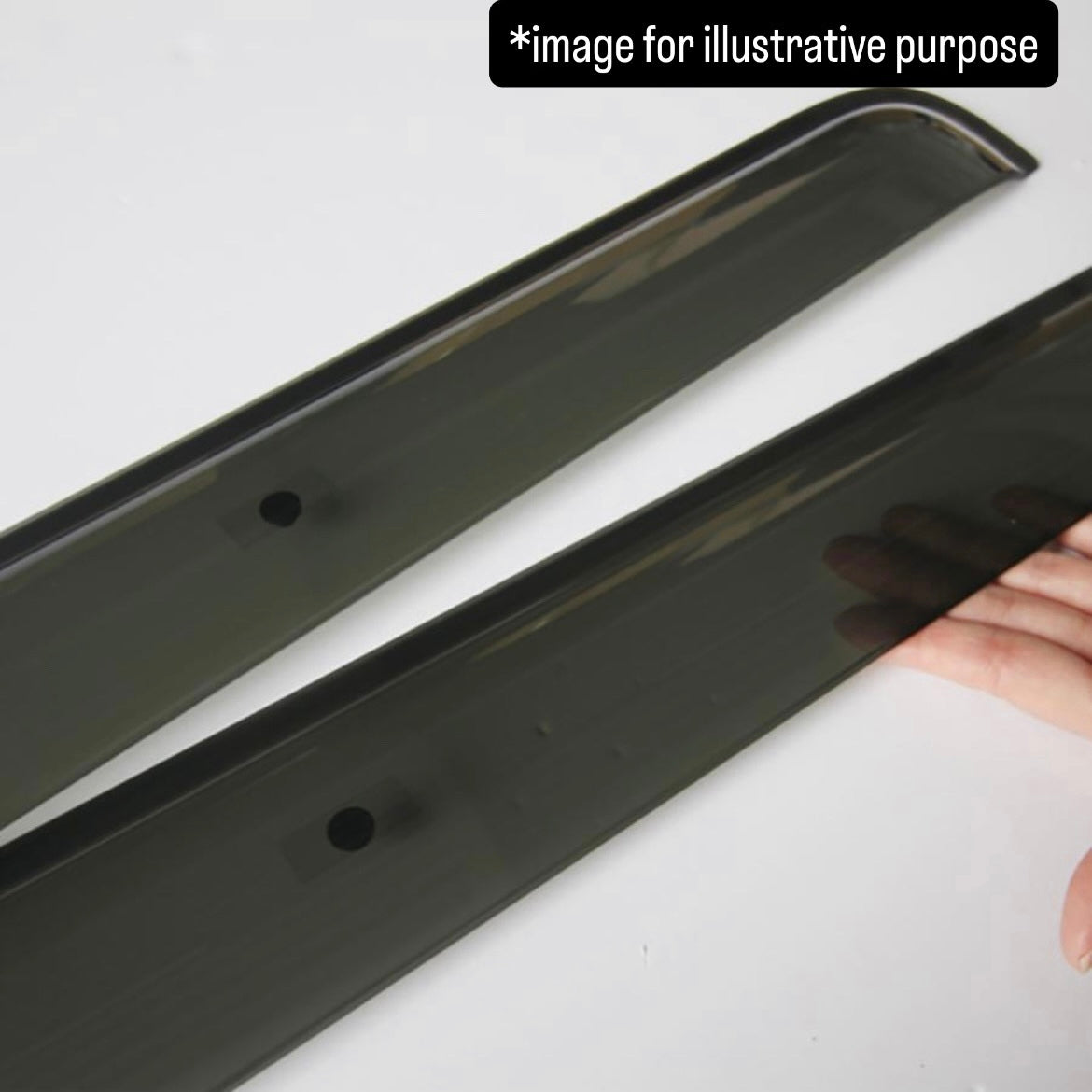 JB64W Side Door Visor Left & Right Set for Suzuki Jimny (with Cleaning Wipes & Installation Instructions)