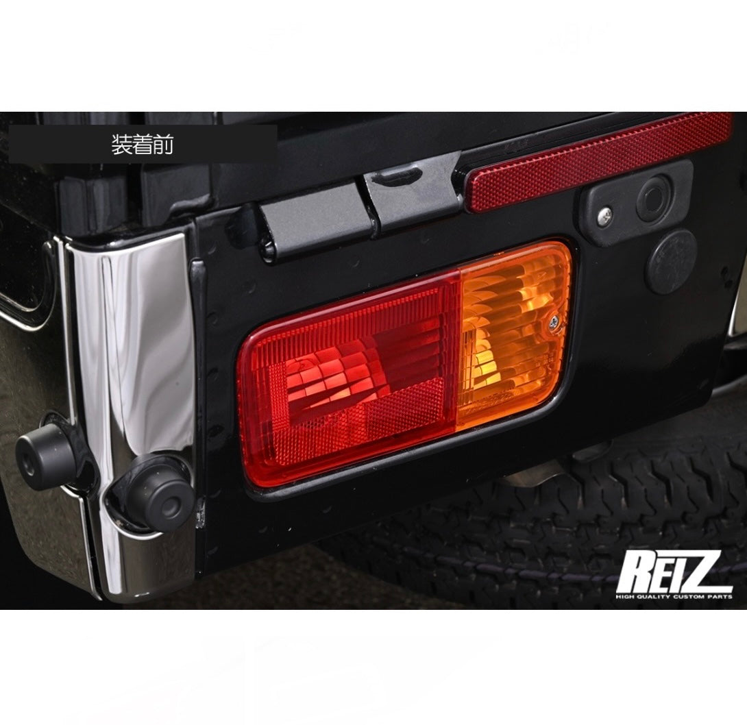 S200 / S500 Series (Early Model) Daihatsu Hijet Truck / Jumbo – Chrome Tail Light Garnish, Left & Right, ABS Material, Plated Finish