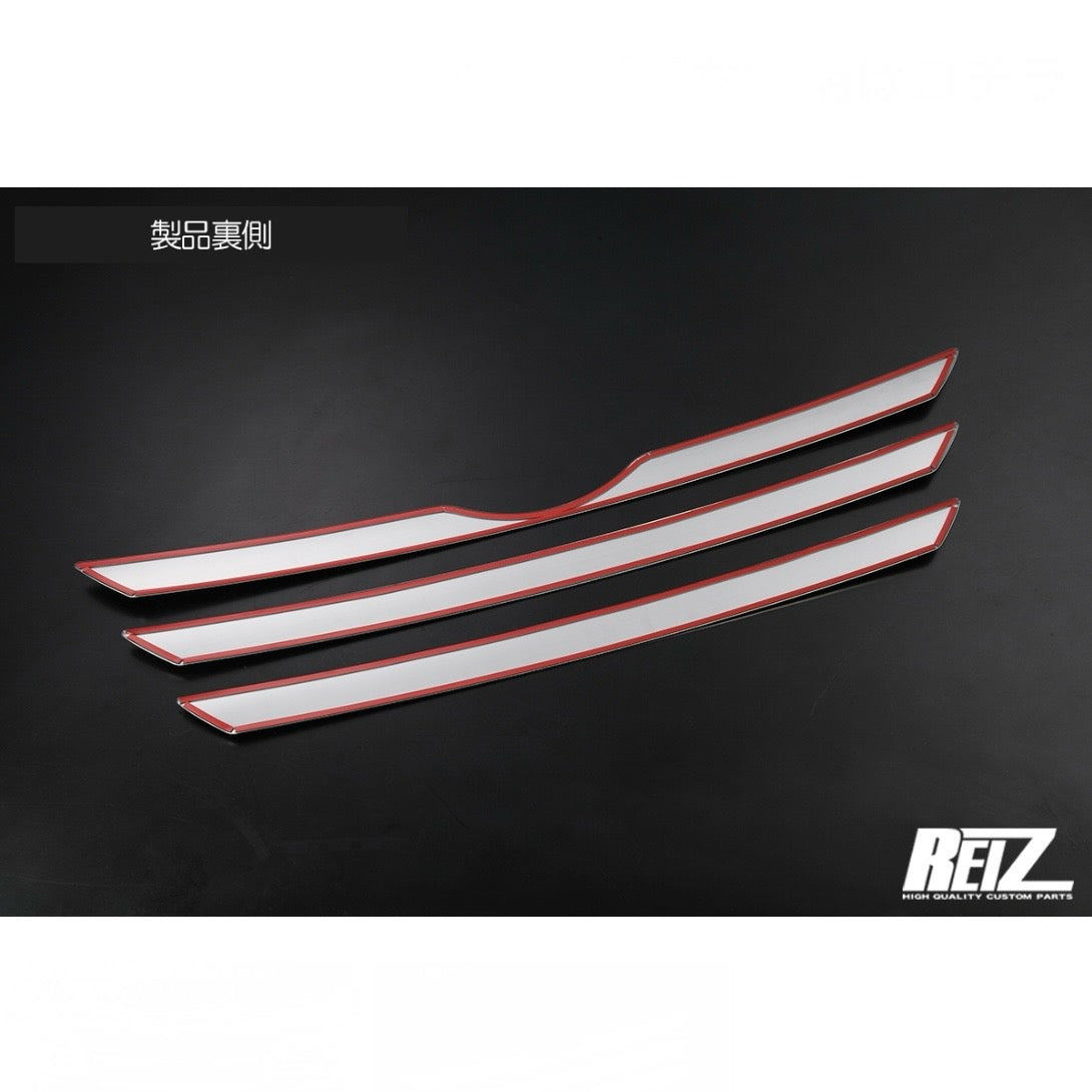 S500P/S510P Early Model Hijet Truck / Jumbo Front Bumper Grille Garnish 3pcs (2 Color Options, Pre-Applied Double-Sided Tape)