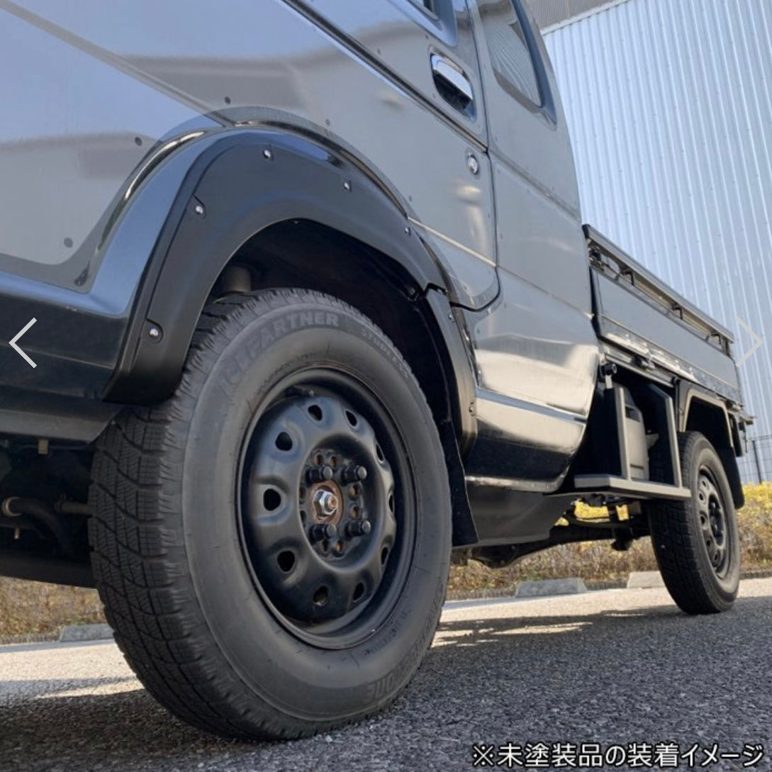 DA16T 6ps Suzuki Carry / Super Carry Over Fender Kit – ABS, Raptor Coated, Chip Finish, With Dummy Bolts (Full Set)