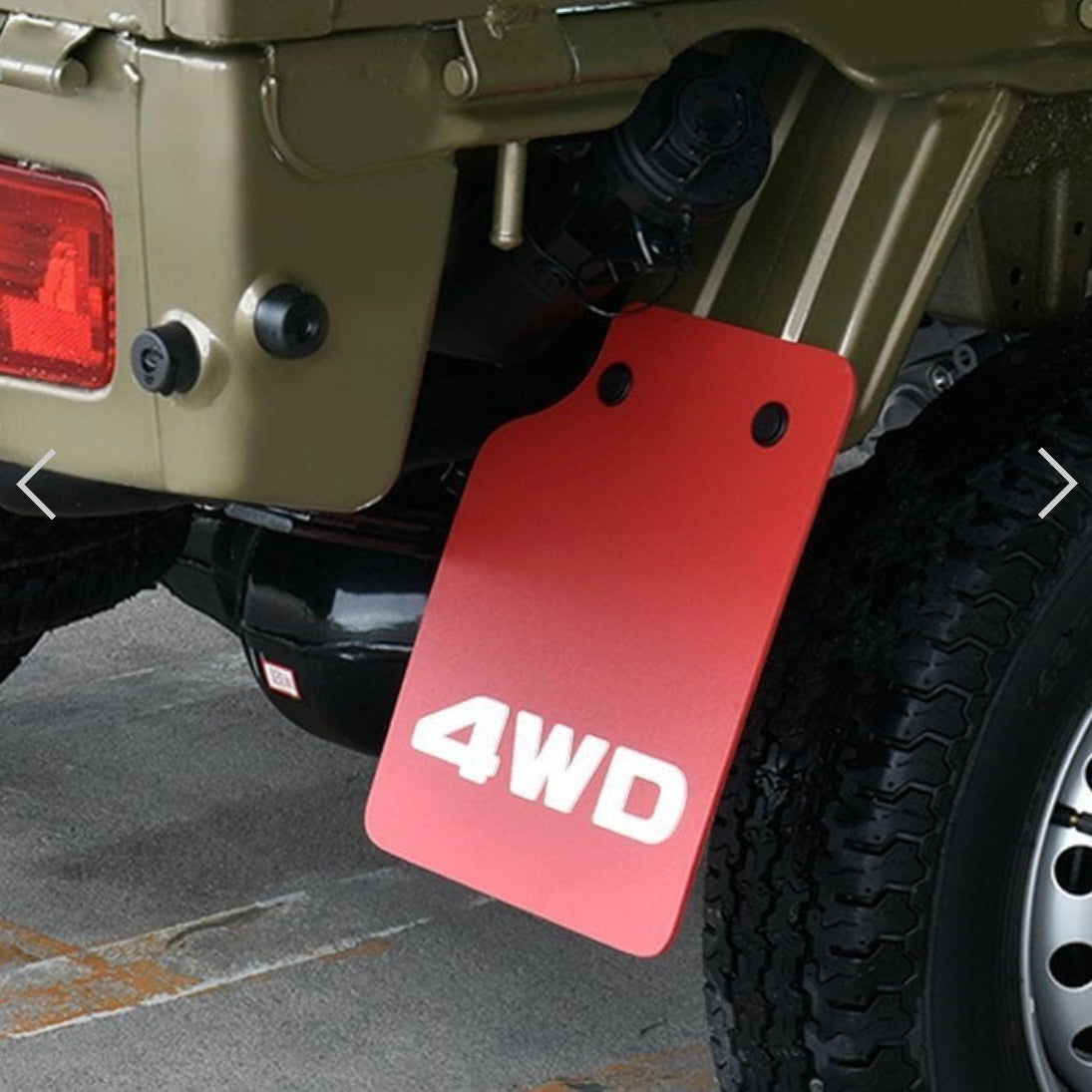 DA16T Suzuki Carry / Super Carry 4WD Mud Flaps – Red EVA Material, Custom Fit Mud Guards
