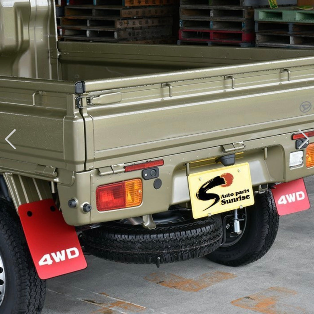 DA16T Suzuki Carry / Super Carry 4WD Mud Flaps – Red EVA Material, Custom Fit Mud Guards