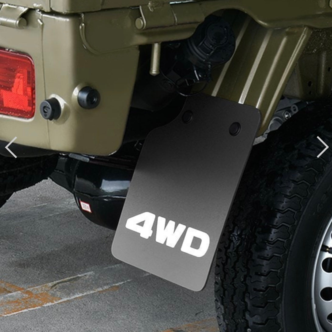 DA16T Suzuki Carry / Super Carry 4WD Mud Flaps – Black EVA Material, Custom Fit Mud Guards (Rear Left & Right)