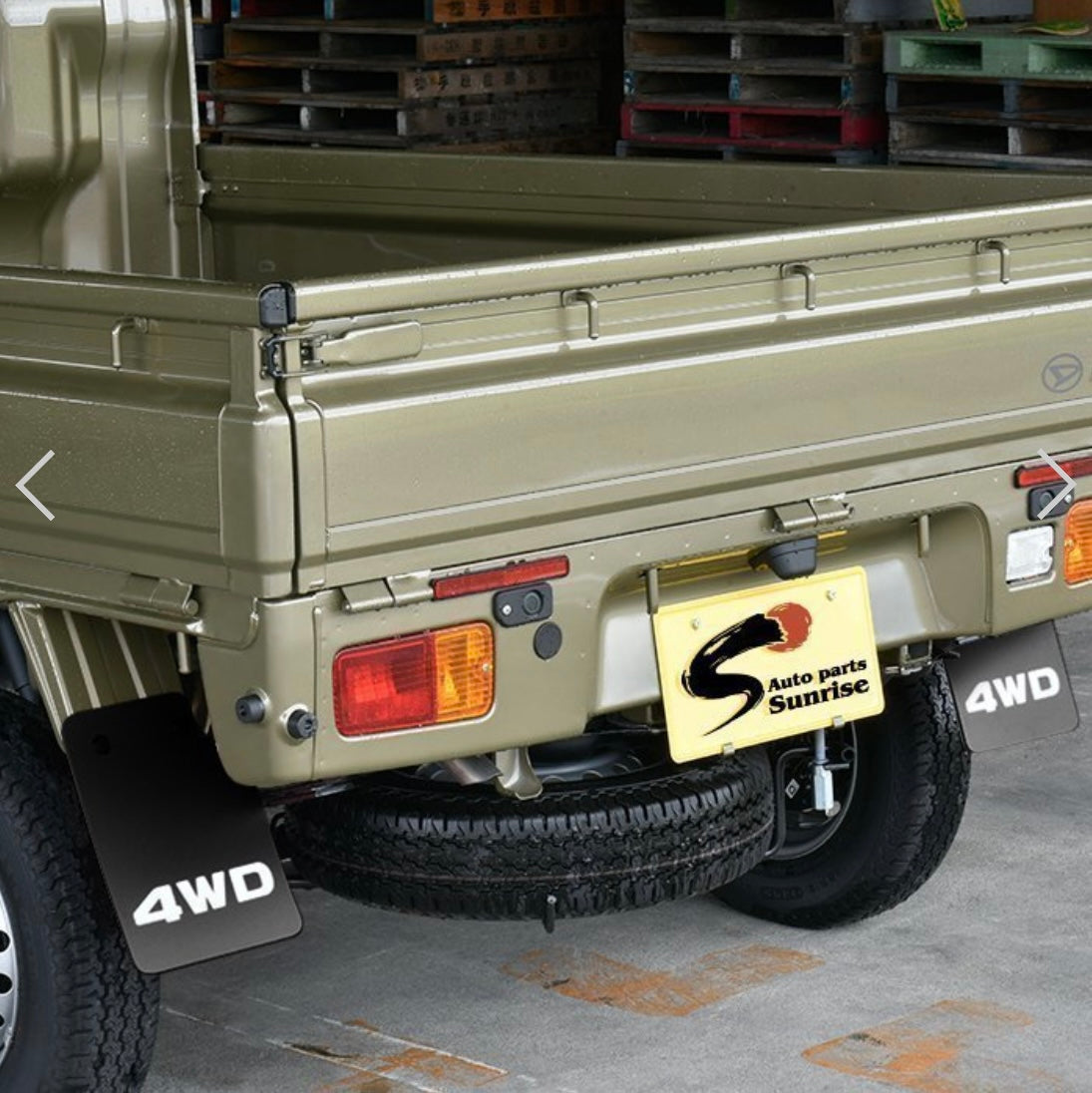 DA16T Suzuki Carry / Super Carry 4WD Mud Flaps – Black EVA Material, Custom Fit Mud Guards (Rear Left & Right)