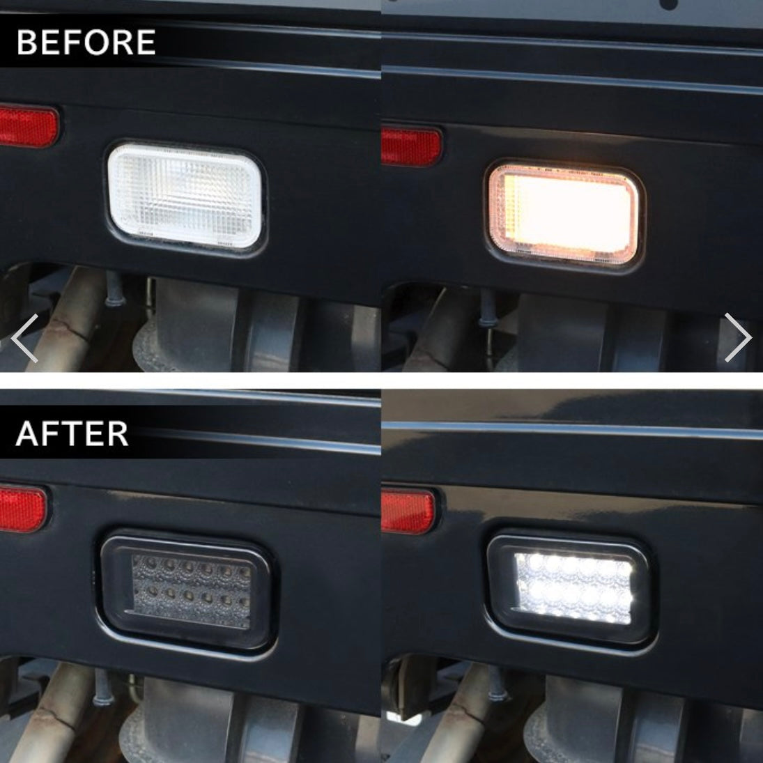 DA16T Suzuki Carry / Super Carry High-Intensity 12-LED Back Lamp Unit – Smoke Lens, Bright White Light