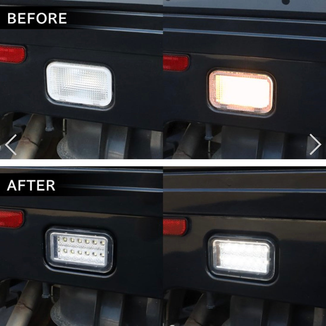 DA16T Suzuki Carry / Super Carry High-Intensity 12-LED Back Lamp Unit – Clear Lens, Bright White Light