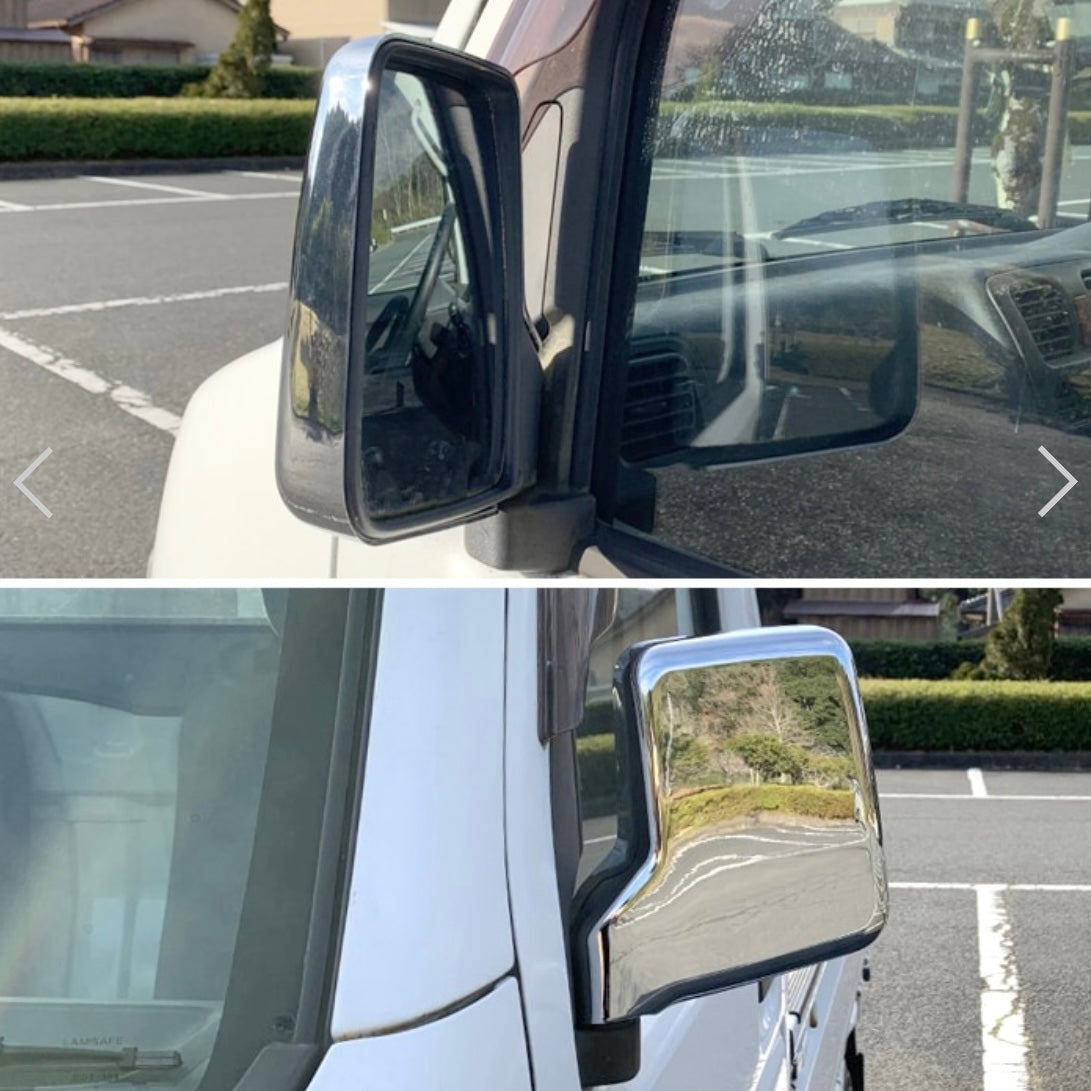 DA16T 2ps Suzuki Carry / Super Carry Chrome Door Mirror Cover Set (Left & Right) – Exterior Custom Parts