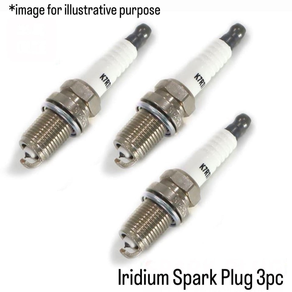 S110C/S110CT/S110P/S110V/S110W (Engine:EF-GS) Iridium Spark Plug 3pc for Daihatsu Hijet