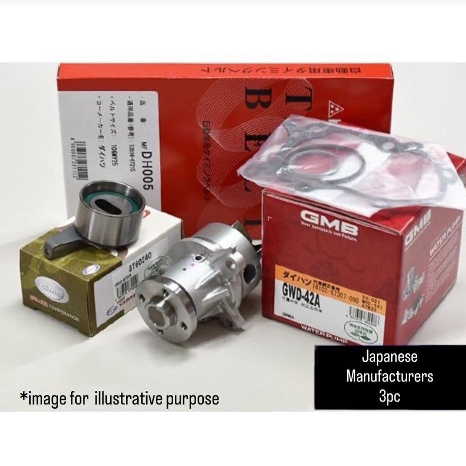 S200P/S200C/S210P/S210C (Engine:EFVE) Timing Belt 3pc set Daihatsu Hijet Truck (Early Model)
