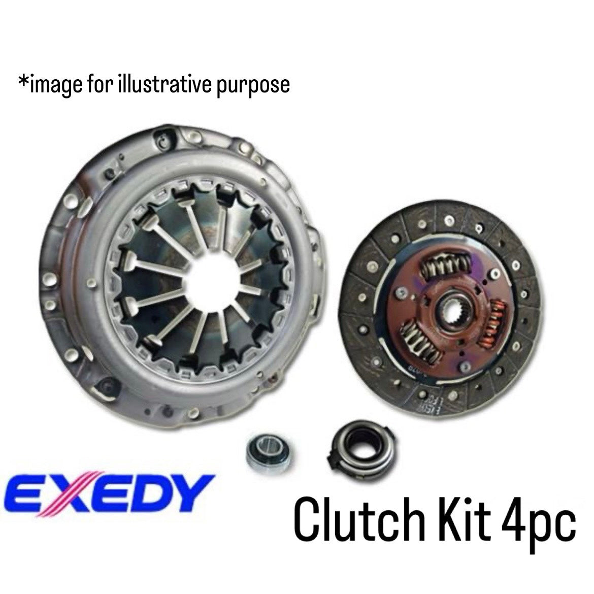 DA16T Clutch Kit 4pc (EXEDY/NSK/NTN) for Suzuki Carry (OEM:22400-78A21/22400-82812/23265-64P20/12623-70B00)