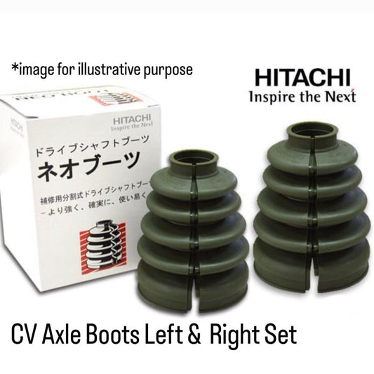U42T/U42V (Engine:3G83/SOHC/NA) Front Outer CV Axle Boots Left & Right Set Split-Type (Hitachi) for Mitsubishi Minicab (OEM:MB886947)