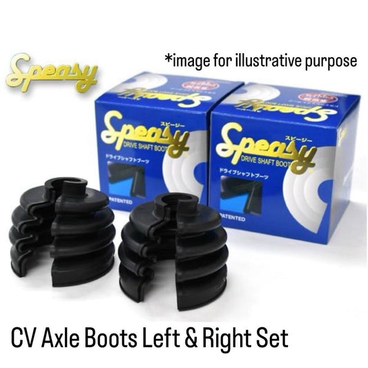 U42T (Engine:3G83/SOHC/NA) Front Outer CV Axle Boots Left & Right Set Split-Type (Speasy) for Mitsubishi Minicab (OEM:MB886947)