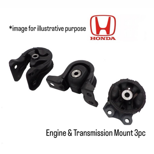 HA4/HH4 (Engine:E07A) Engine & Transmission Mount 3pc Set for Acty