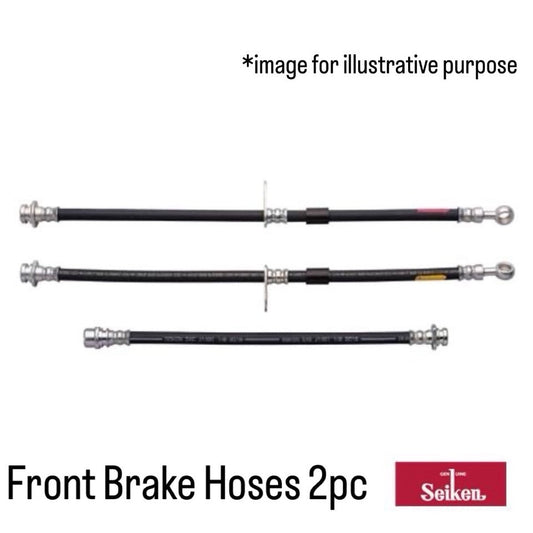 U42V (Engine:3G83) Front Brake Hoses 2pc (Seiken) for Mitsubishi Bravo (OEM:MR129774)