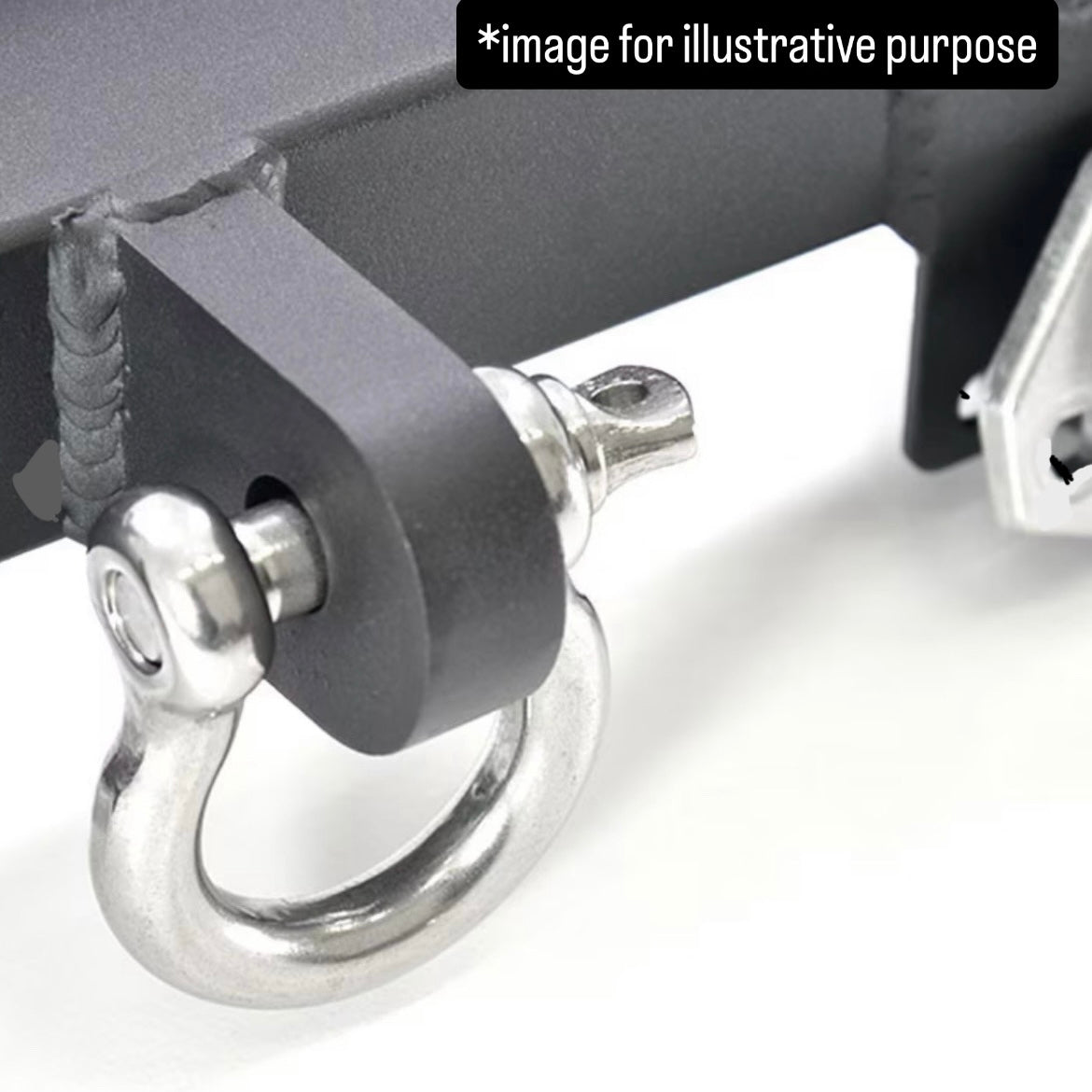 JB64W/JB74W/JC74W Class A 500kg Trailer Hitch for Suzuki Jimny / Jimny Sierra / Jimny Nomade (Shackle & Ball Mount, Black, Model Year:July.2018 onward)