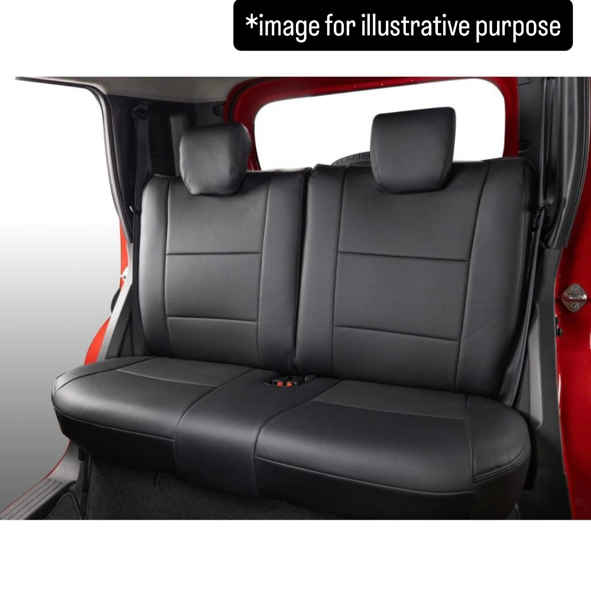 JB64W Dimple Seat Cover Full Set for Suzuki Jimny (50/50 Split Rear Seat, 2 Colors)