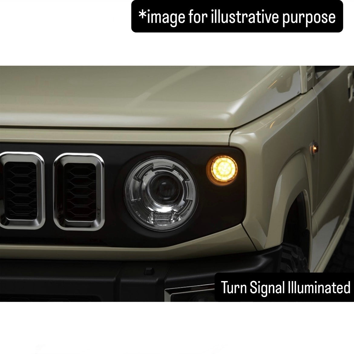JB64W/JB74W/JC74W/MK53S/MK54S Sequential LED Front Turn Signal Light Left & Right Set Ryusei Version for Suzuki Jimny / Spacia Gear (2lens Options)