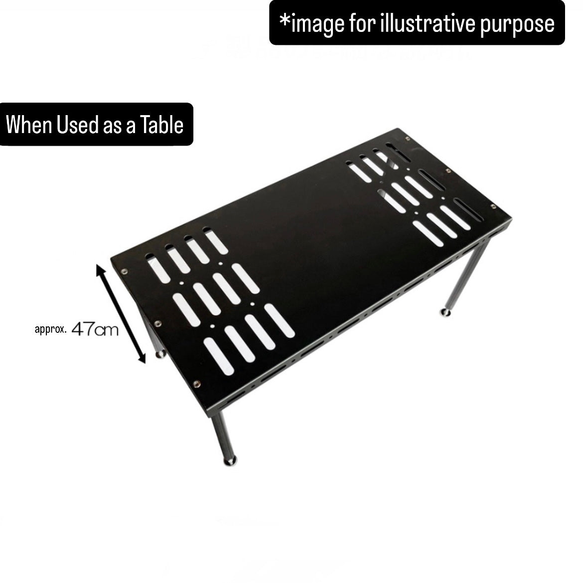JB64W/JB74W 2-Way Rear Roof Shelf with Utility Table for Suzuki Jimny / Jimny Sierra