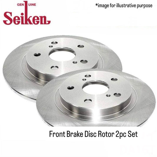 DA16T Front Brake Disc Rotor (Solid Type) 2pc Set (Seiken) for Suzuki Carry (OEM:55311-68H00)