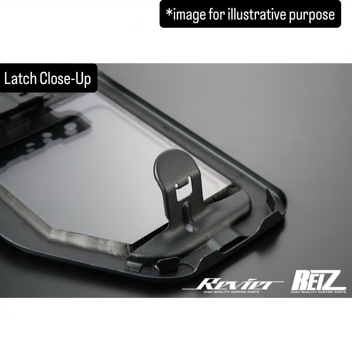 JB64W/JB74W Replacement Glass Fuel Filler Lid Ver.2 Textured Black Finish for Suzuki Jimny / Jimny Sierra