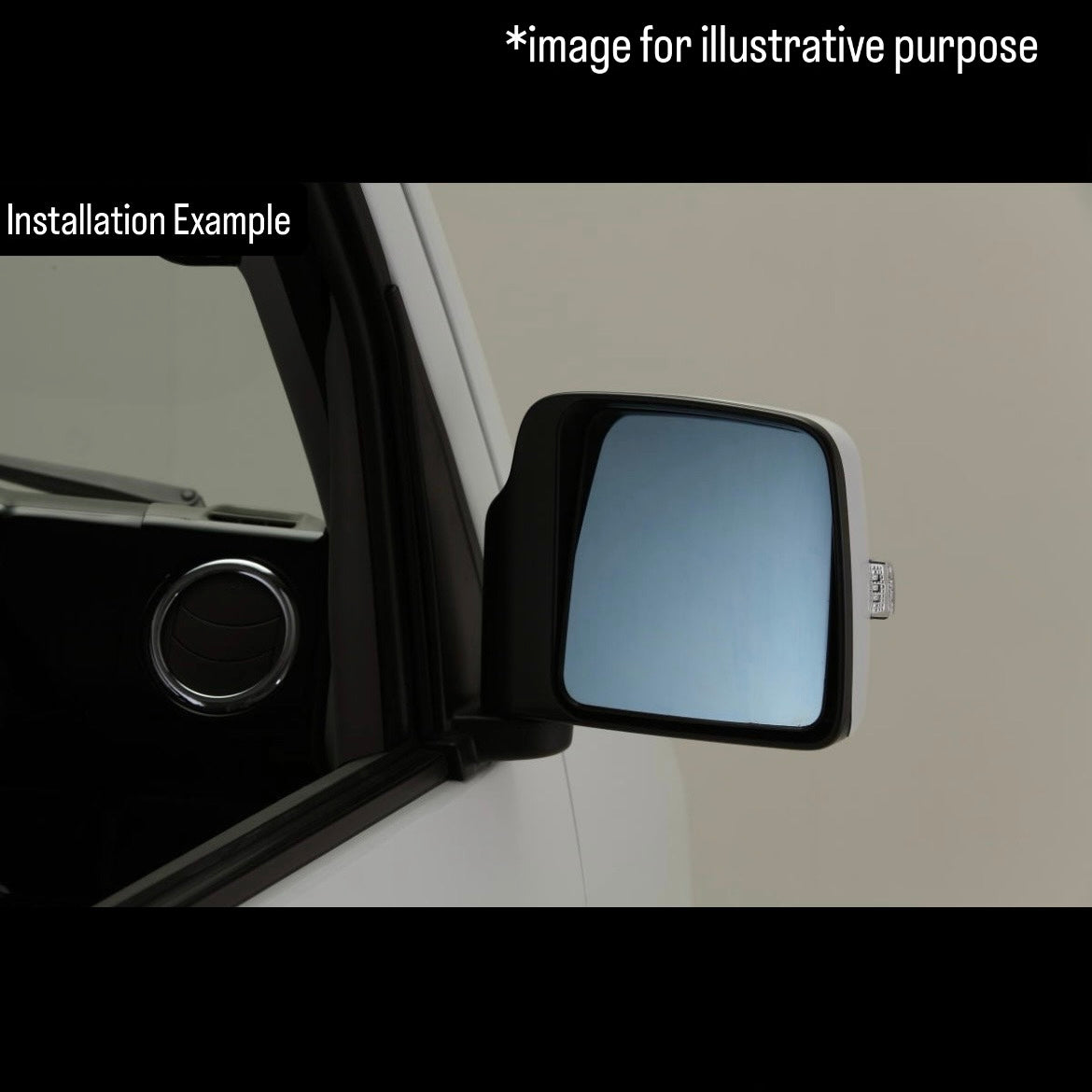JB64W/JB74W/JB23W/JB43W/DA64W/DA64V Replacement Blue Wide Side Mirror Lense Left & Right Set for Suzuki Jimny / Every