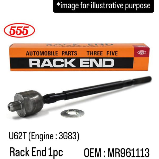 U62T (Engine:3G83) Rack End (555) for Mitsubishi Minicab (OEM:MR961113)