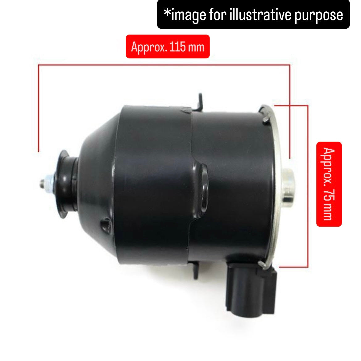 L880K Electric Cooling Fan Motor 5-Blade Type for Daihatsu Copen (OEM:263500-5070/16680-97201/16680-97201-000/45131TC000)