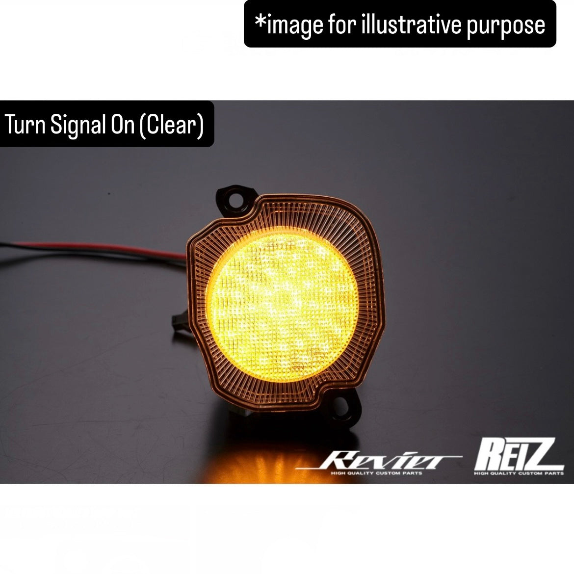 JB64W/JB74W/JC74W LED Front Turn Signal Light Left & Right Set Ver.2 for Suzuki Jimny / Spacia Gear / Flair Wagon Tough Style (2Types Options/Position Light & Switchable Sequential/Flash Mode)