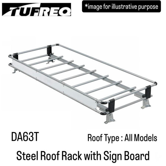 DA63T Steel Roof Rack with Sign Board (TUFREQ) for Suzuki Carry (Roof Type:All Models)