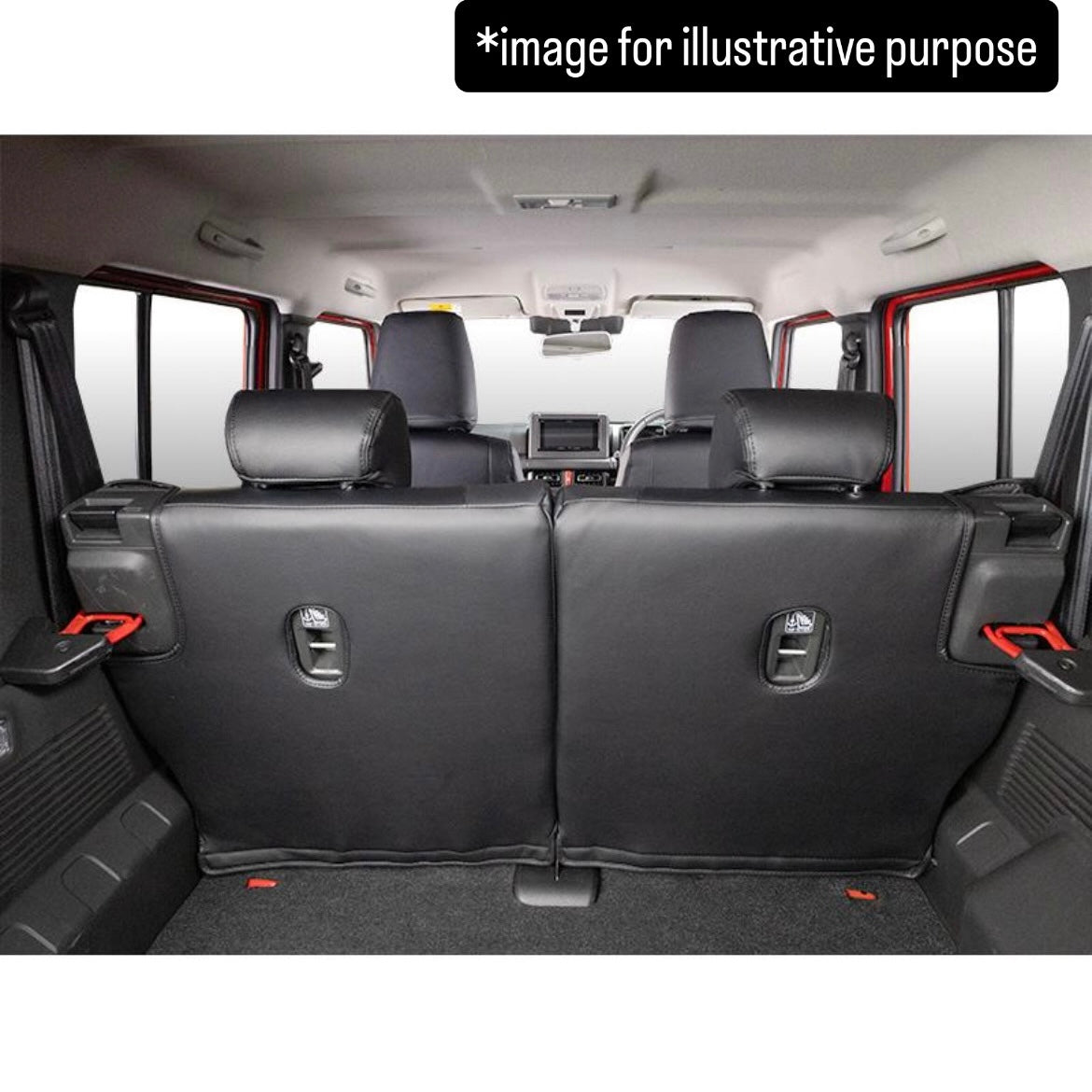 JB64W Dimple Seat Cover Full Set for Suzuki Jimny (50/50 Split Rear Seat, 2 Colors)