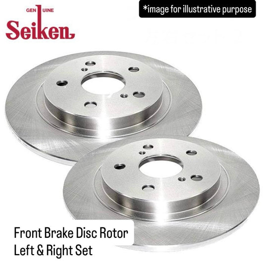 DC51T/DD51T Front Brake Disc Rotor Left & Right Set (Seiken) for Suzuki Carry (OEM:510-70015)