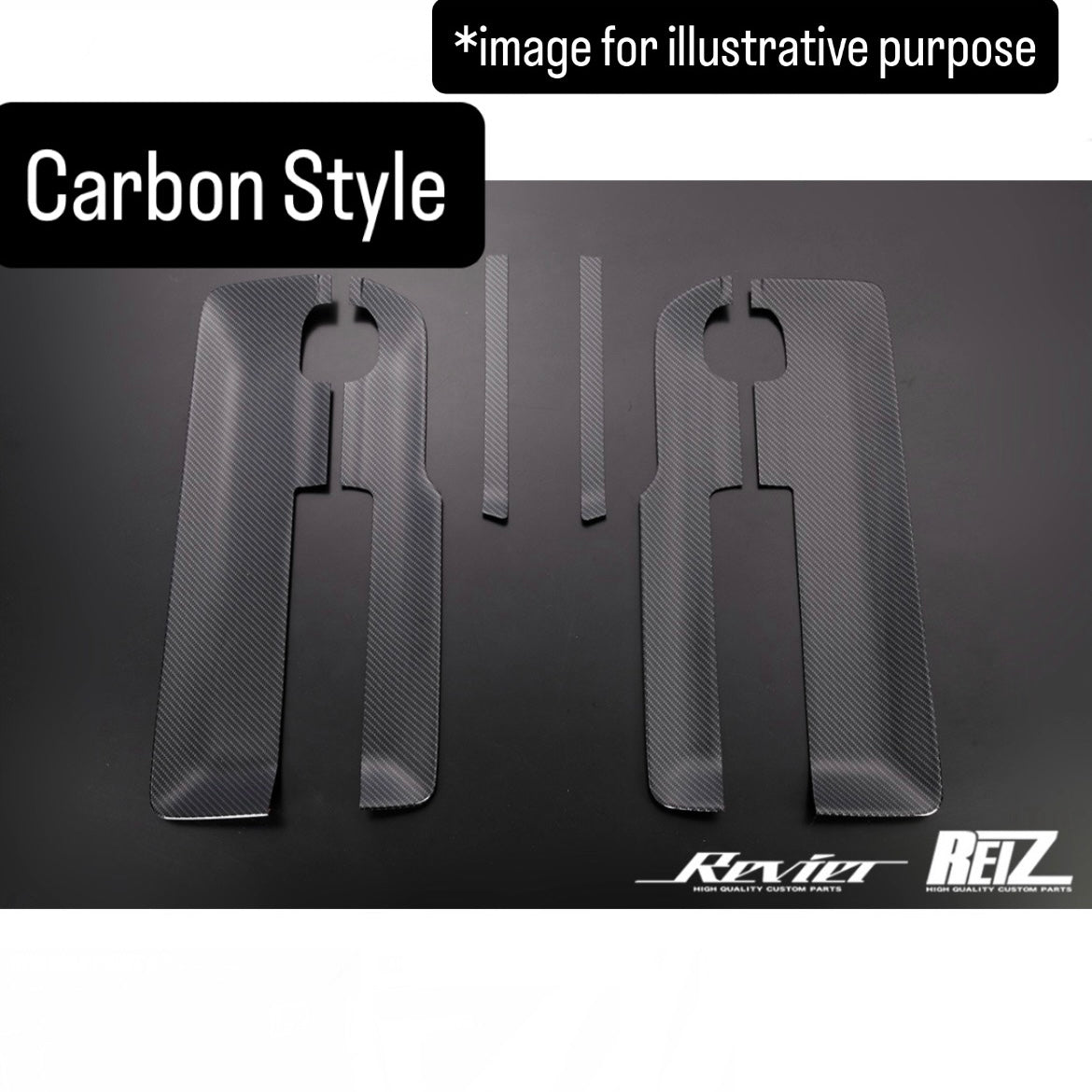 JB64W/JB74W Interior Door Trim Panel 6pc Set for Suzuki Jimny / Jimny Sierra (4Color Options)