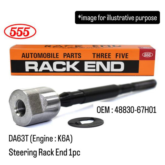 DA63T (Engine:K6A) Steering Rack End (555) for Suzuki Carry (OEM:48830-67H01)