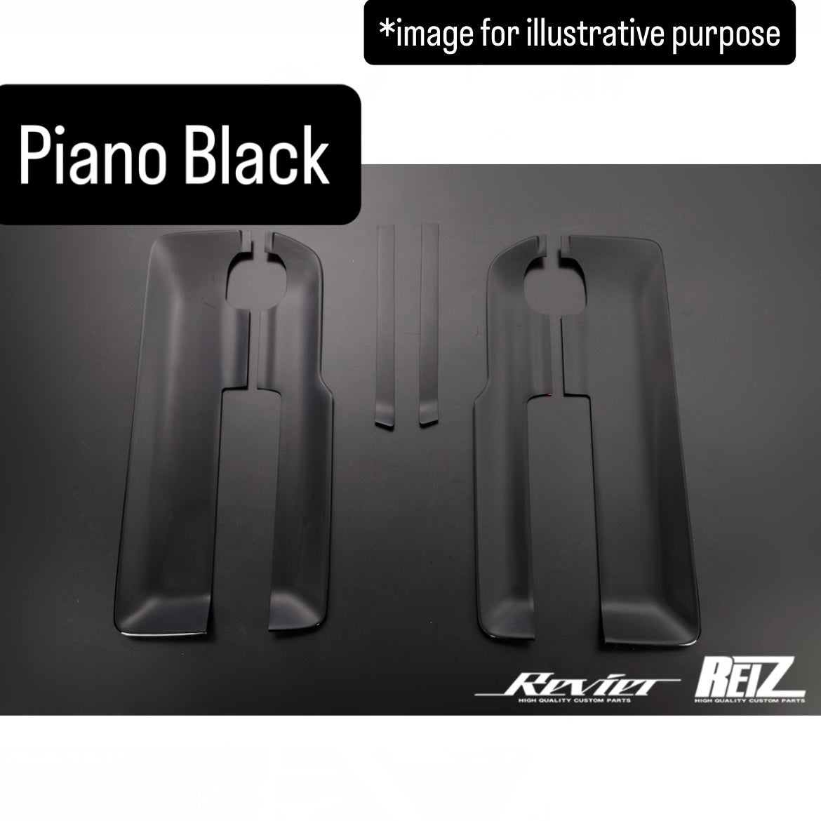 JB64W/JB74W Interior Door Trim Panel 6pc Set for Suzuki Jimny / Jimny Sierra (4Color Options)