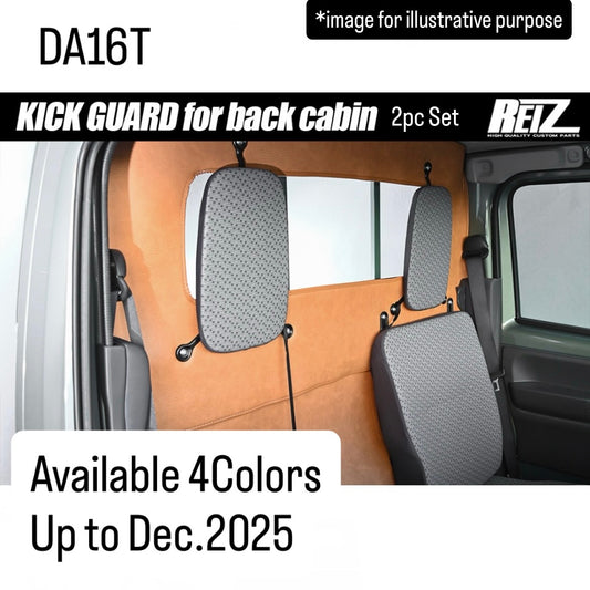 DA16T Rear Cab Kick Guard 2pc Set for Suzuki Carry Truck (Available 4Colors, Up to Dec.2025)