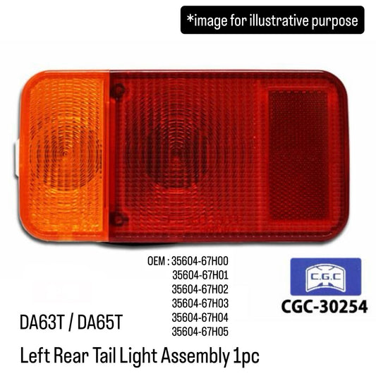 DA63T/DA65T Left Rear Tail Light Assembly (CGC) for Suzuki Carry Truck (OEM:35604-67H00/35604-67H01/35604-67H02/35604-67H03/35604-67H04/35604-67H05)