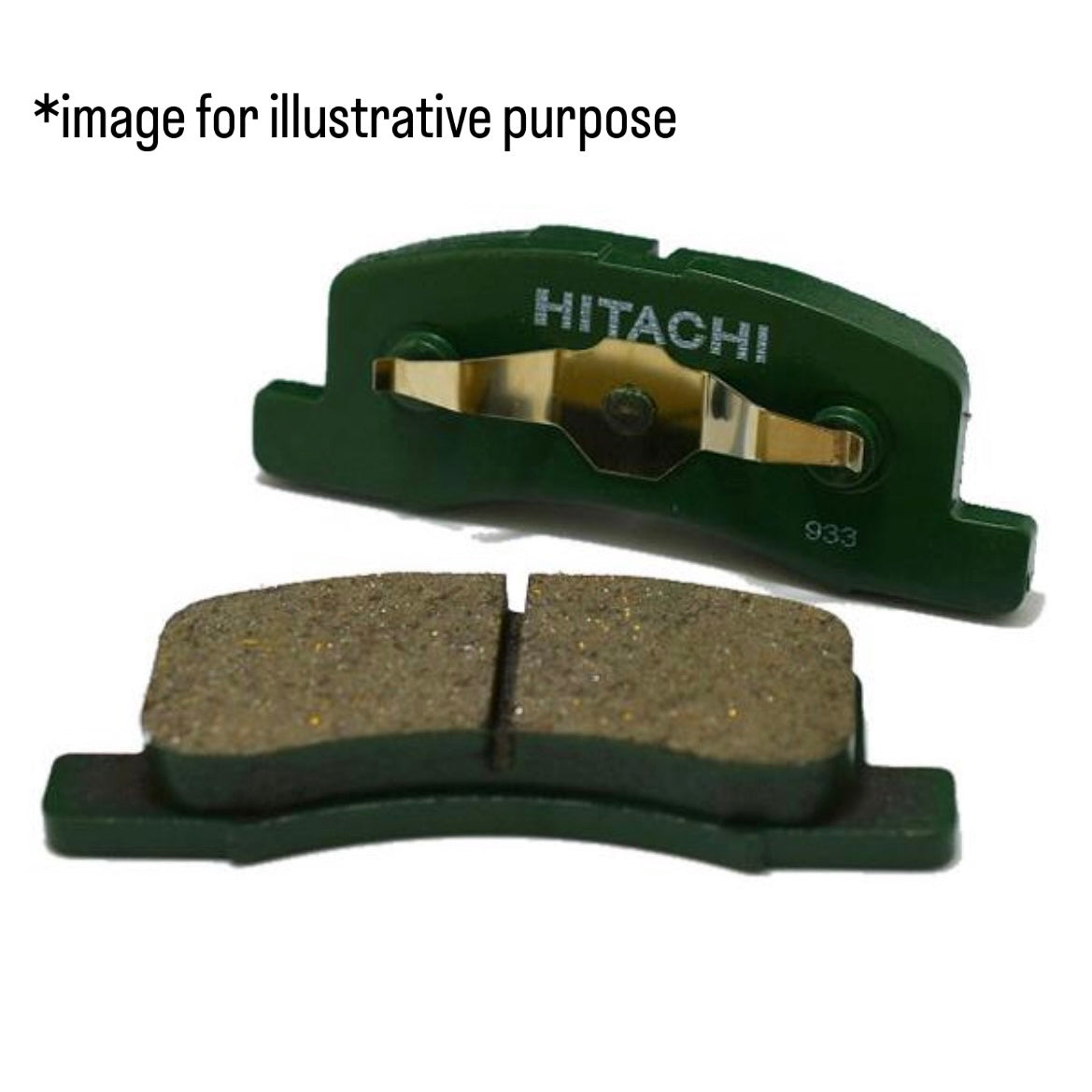 U62T (4WD) Front Brake Pads 4pc Set (HITACHI) for Mitsubishi Minicab (OEM:4605A984)