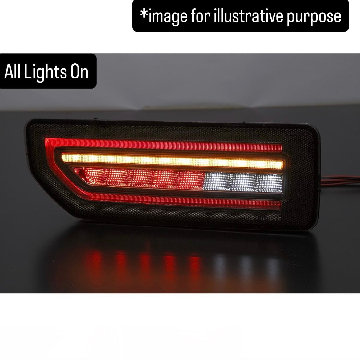 JB64W/JB74W/JC74W Full LED Tail Light Left & Right Set Ver.2 for Suzuki Jimny / Jimny Nomade (4lens Options, Switchable Sequential Turn Signals)