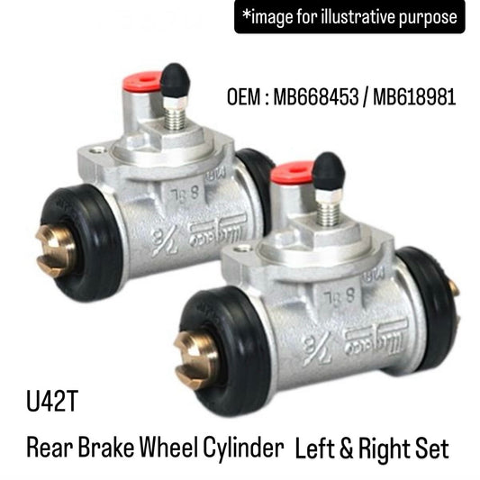 U42T Rear Brake Wheel Cylinder Left & Right Set for Mitsubishi Minicab (OEM:MB668453/MB618981)