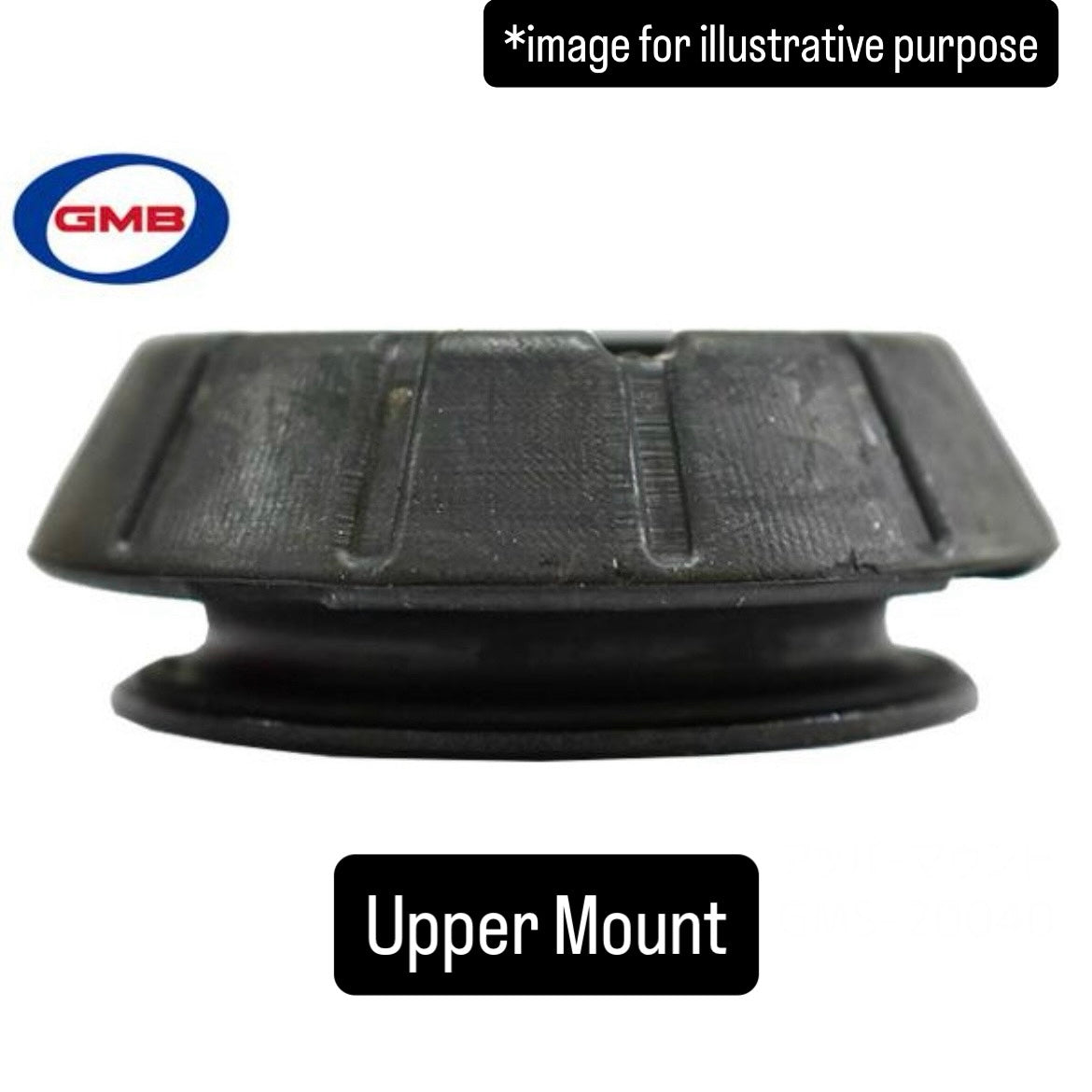 HA36S Front Strut Upper Mount & Strut Bearing Plate Set (GMB) for Suzuki Alto (Dec.2014~, Chassis No.860001–, Left & Right Common) (OEM:41710-62R50/41711-52R00/41710-79R00)