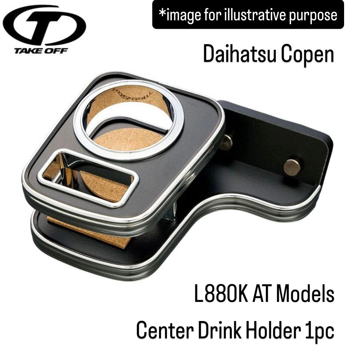 L880K AT Models Center Drink Holder (TAKE OFF) for Daihatsu Copen