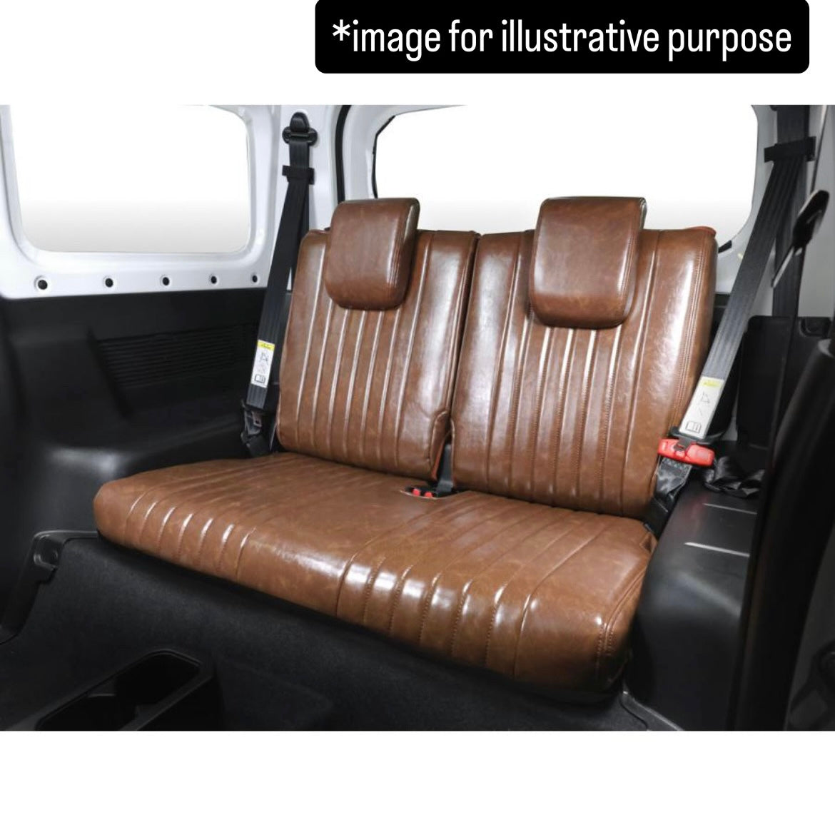 JB64W Retro Seat Cover Full Set for Suzuki Jimny (50/50 Split Rear Seat, 5 Colors)