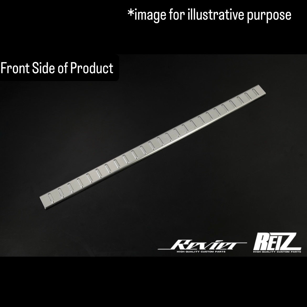 JB64W/JB74W Stainless Steel Rear Scuff Plate Brushed Finish for Suzuki Jimny / Jimny Sierra