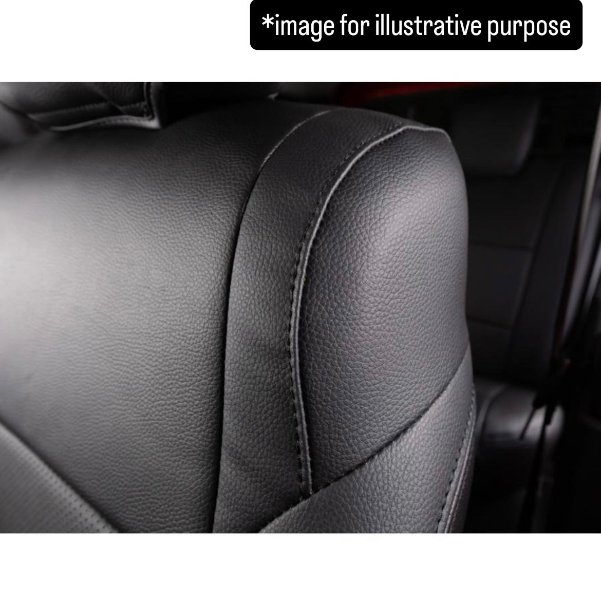 JB64W Dimple Seat Cover Full Set for Suzuki Jimny (50/50 Split Rear Seat, 2 Colors)
