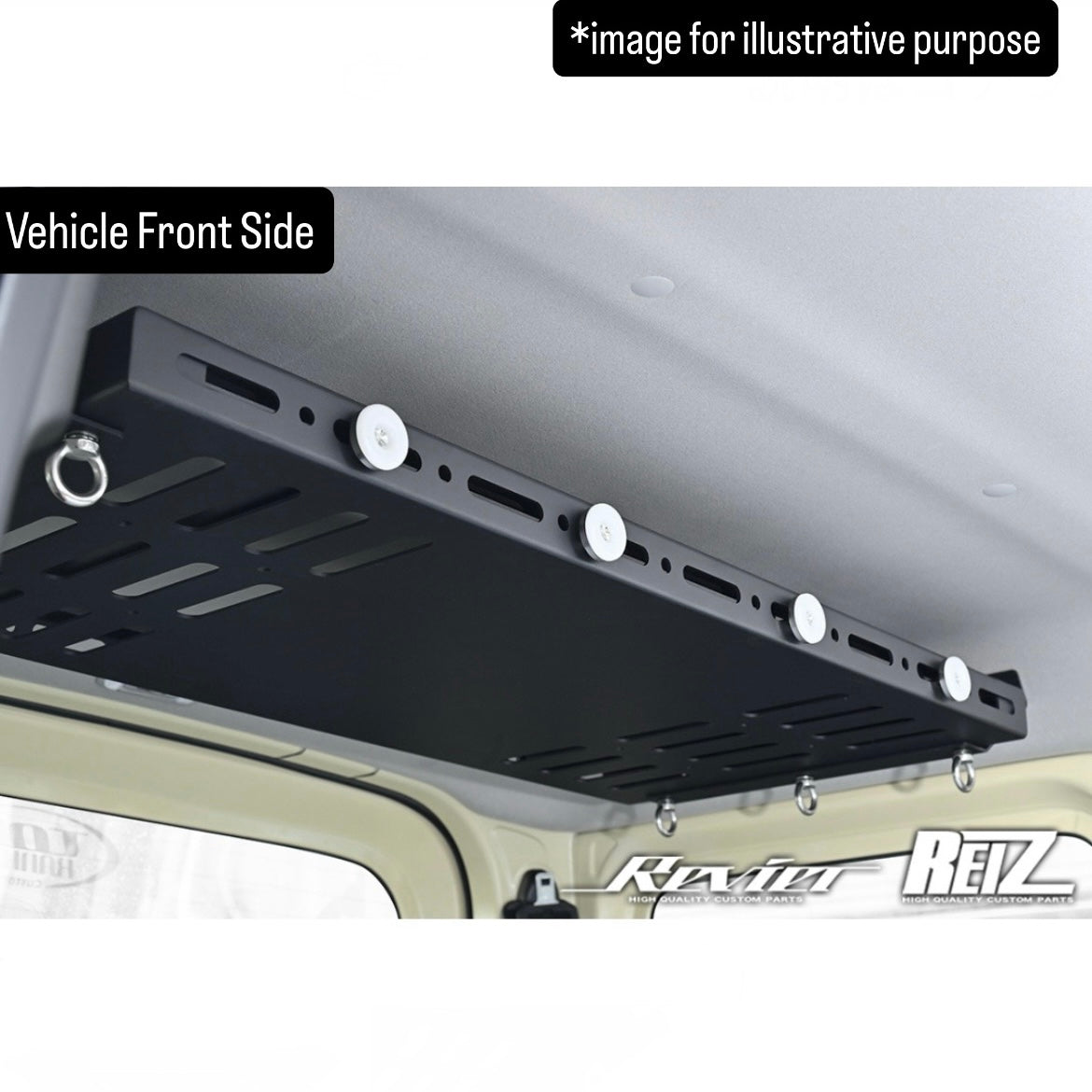 JB64W/JB74W 2-Way Rear Roof Shelf with Utility Table for Suzuki Jimny / Jimny Sierra